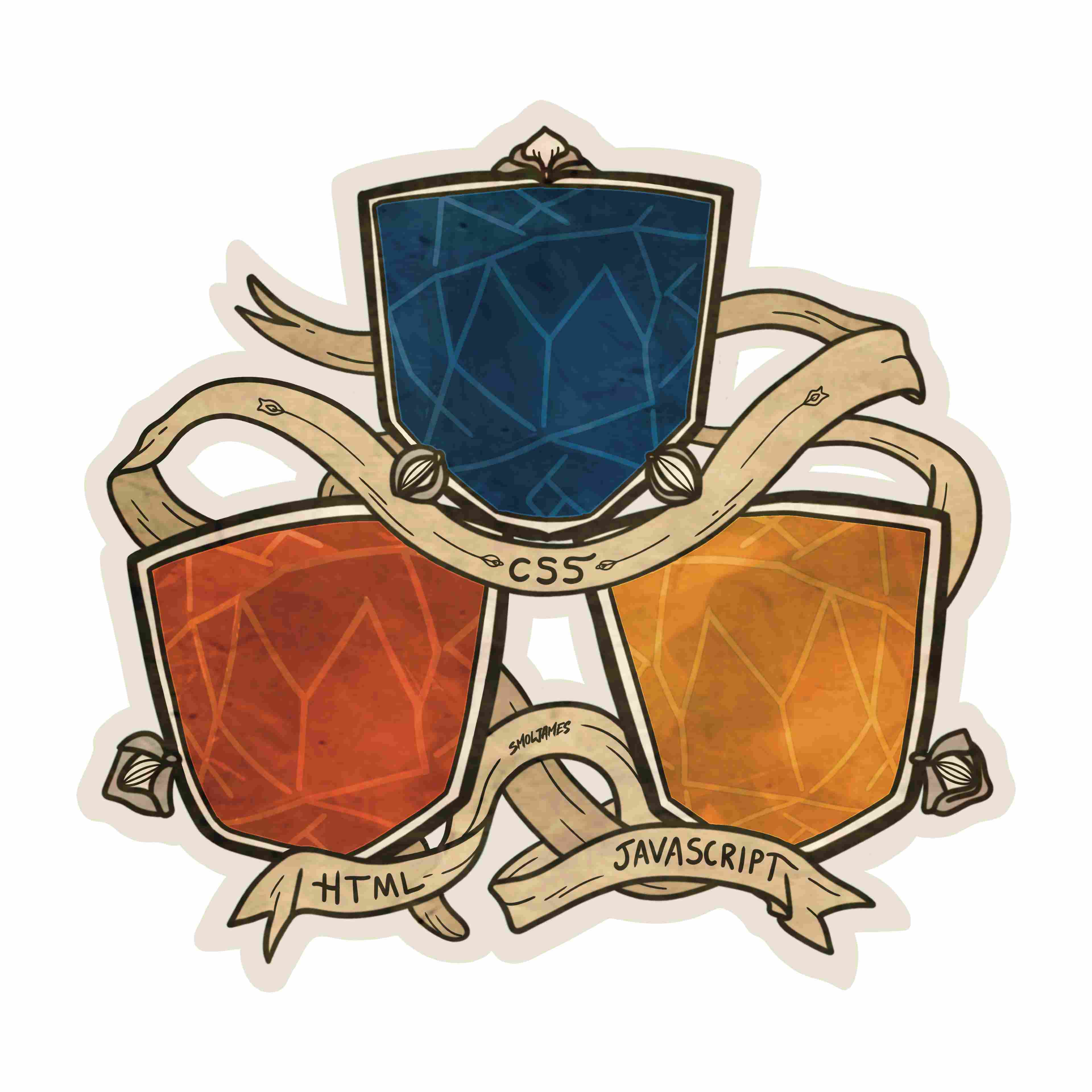CSS HTML Javascript Badge-low-res